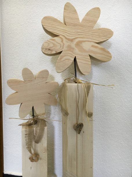 Dekosäule Blume